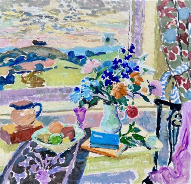 Late-Summer-Loscombe (HG1404)  Oil on canvas 32