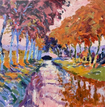 Last Light on the Midi (HG1493)  Oil on Canvas 24