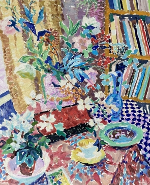 Peonies by the Bookcase (HG1510)   46