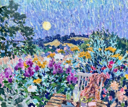 Mid-summer Moon (HG1453) Oil on Canvas