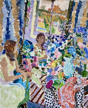 Distant Lives, Still Voices (HG1390) Oil on canvas 46