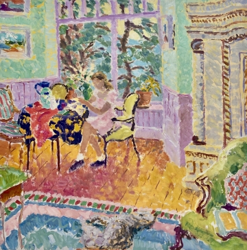 A Stitch in Time (HG1414) Oil on canvas 42