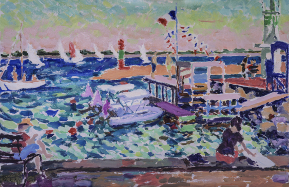 Setting Out to Sea (HG1238) Oil on Canvas 24x30ins