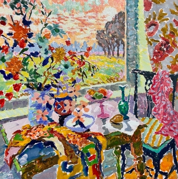 Winter Sun II, Oil On Canvas 38 x 46 ins #HG1406