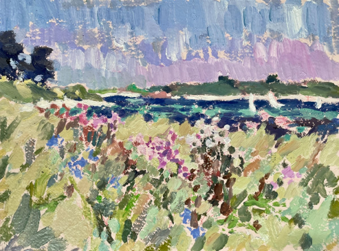 Breezy Afternoon Rushy Point (HG1528) 16x22