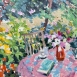 On the Terrace (HG1501) Oil on Canvas 22