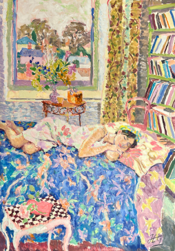 Sleeping Figure - Dreaming  • Oil on Canvas • 60 x 42 in  • #HG1566