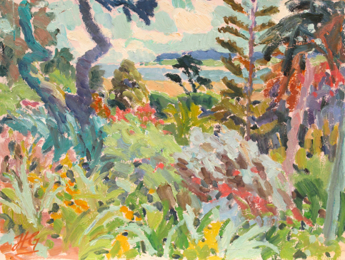 HG1632 The Long View, Tresco Gardens 16.5x22