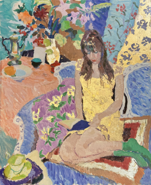 Reading for Pleasure II | 46x38ins | HG1679