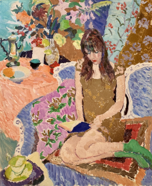 Reading for Pleasure II | 46x38ins | HG1679