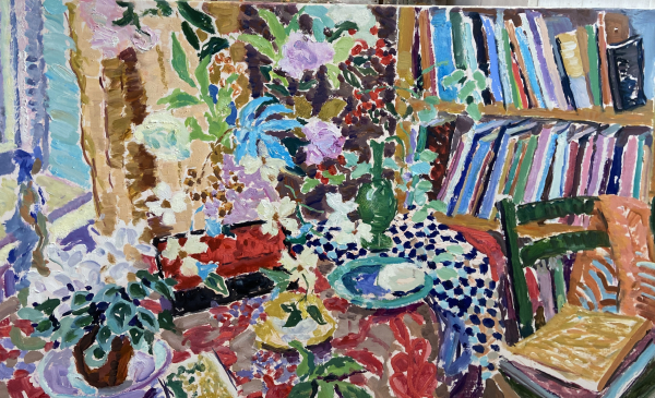 Still Life in Blue & Red | 50x30ins | HG1518 