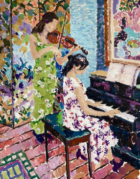 The Duet | 30x24ins | HG1536 