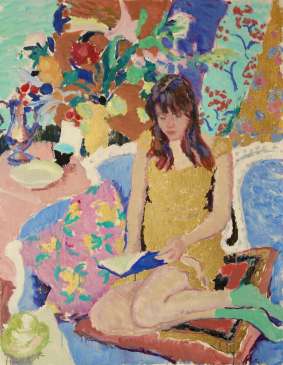 Reading for Pleasure | 36x28ins | HG1676