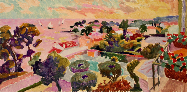 Last Light on the Côte d'Azure | 24x48ins | HG1686