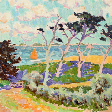 Looking Towards the Eastern Islands, Tresco | 30x30ins | HG1695
